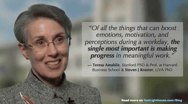 Why Your Employees Leave in Waves + How to Fix Your Growing Employee Turnover Rate 7 Progress - Teresa Amabile