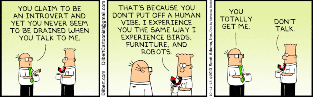 5 Ways Introverted Leadership can make You a Great Manager 5 introverted leadership - dilbert for a laugh