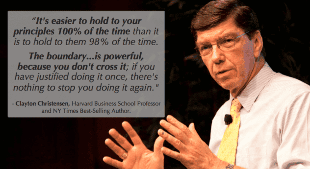 The Leadership Paradox: Why Managers Must Be Consistently Inconsistent 1 Leadership Paradox: Stick to your principles 100 percent like clayton christensen