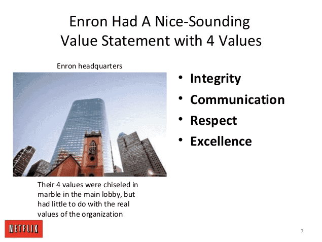 How to Change the Culture of Your Team 1 culture change: enron had values that were meaningless
