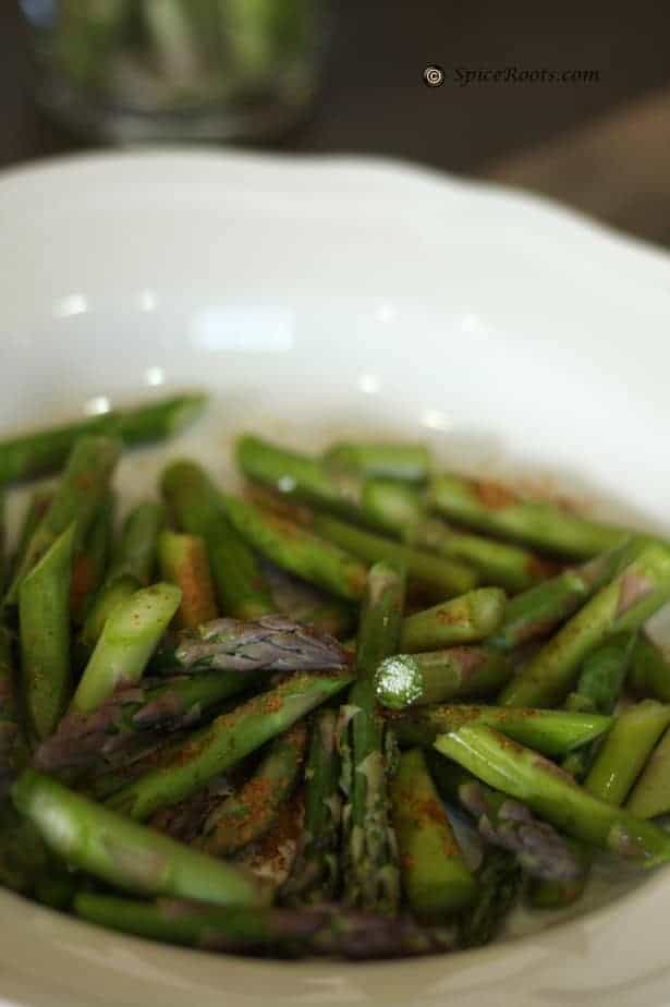 Stir Fry Asparagus Indian Style
