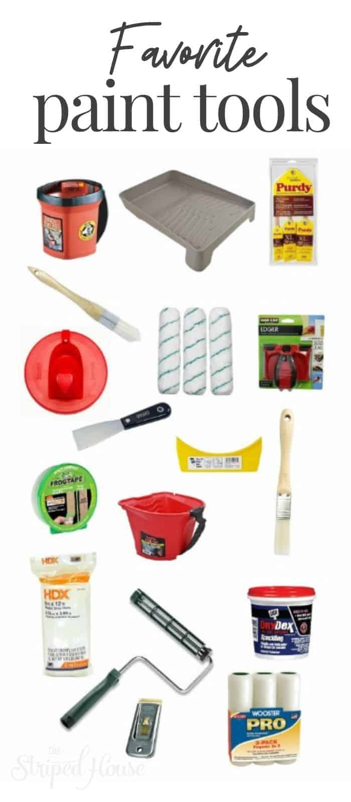 FAVORITE PAINT TOOLS The Striped House