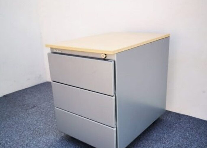 Image annonce: Caisson bas à roulette Steelcase 3 tiroirs