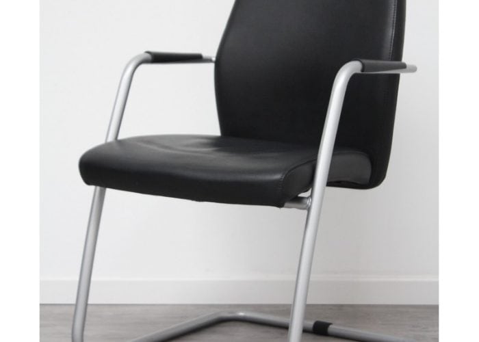 Image annonce: Chaise visiteur passe partout Sitland design italien cuir