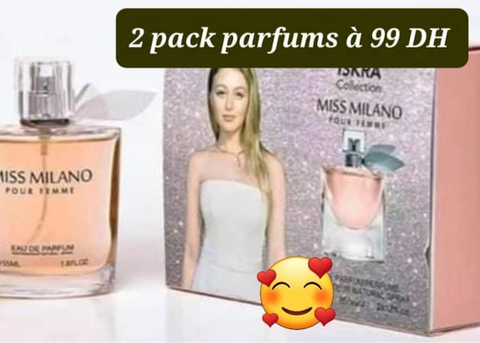 Image annonce: Pack 2 parfum en promotion