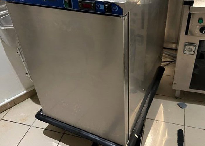 Image annonce: Chariot inox maintien chaud Bourgeat France sur roulette 10 niveaux