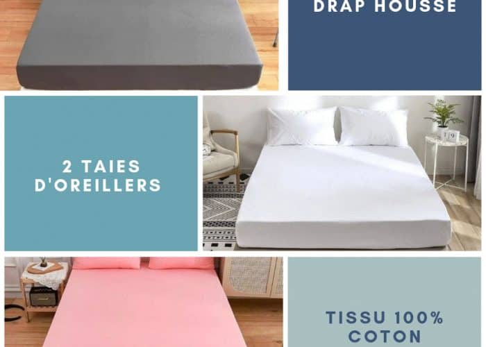 Image annonce: Drap housse+ taie d’oreiller