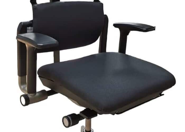 Image annonce: Chaise Steelcase please 2 double dossier gris