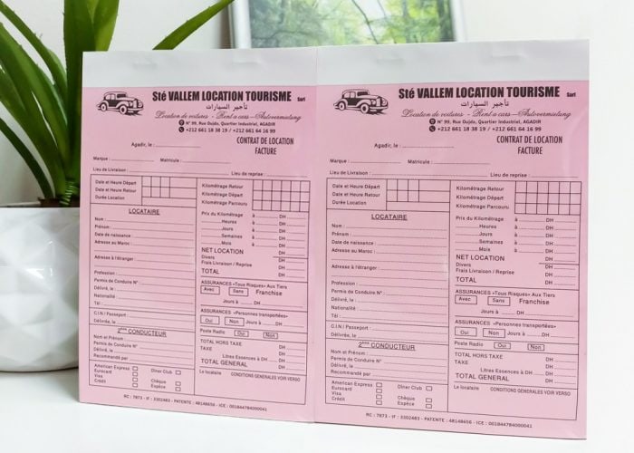 Image annonce: Vos carnets et reçu différents modèles