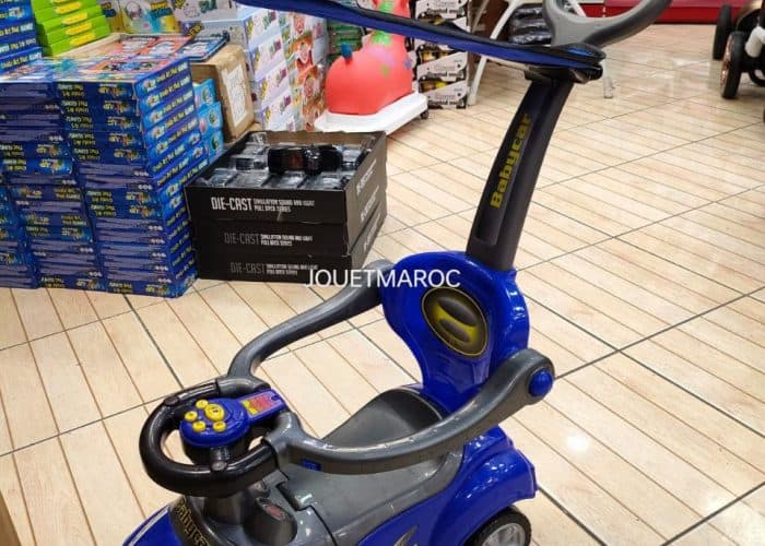 Image annonce: VOITURE PORTEUR BABY CAR AVEC CANNE 3 EN1 – MON BEBE