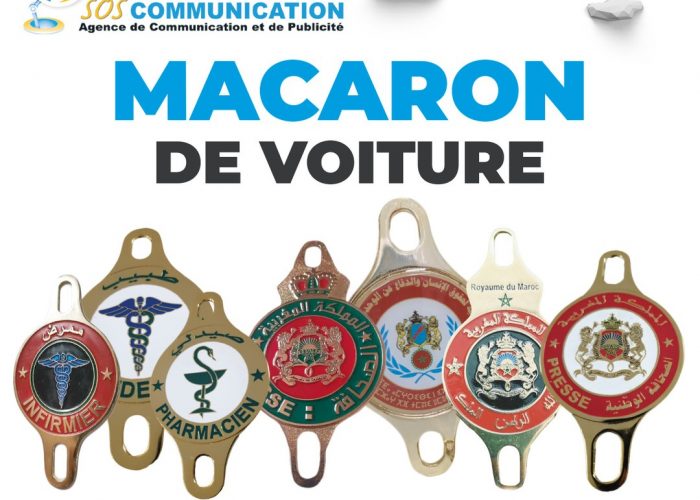Image annonce: Macaron de voiture standard et personnalisé
