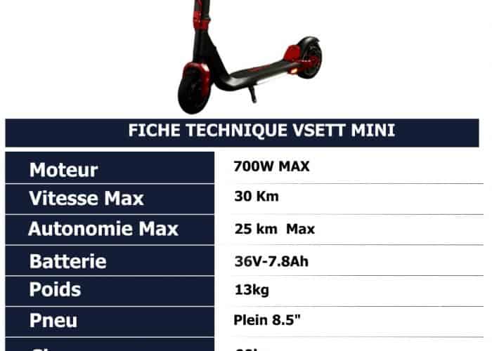 Image annonce: Trottinette électrique VSETT MINI