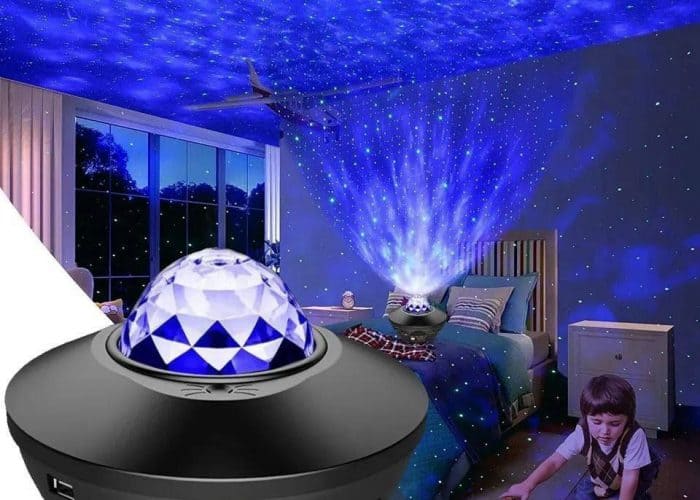 Image annonce: Projecteur Starry Galaxy Night Light, Ocean Wave Music Speaker