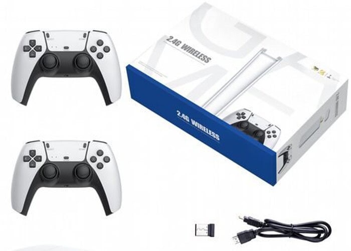 Image annonce: Console de Jeu TV Game Stick 2.4G Wireless Controller HDMI 3D 4K Ultra HD Stick Double Rocker Control 20 000 Jeux Rétro