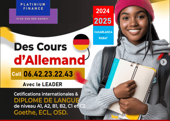 Image annonce: Cours d’allemand – Tous niveaux – Préparation aux examens Goethe-Zertifikat A1 à B2