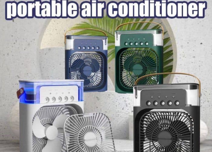 Image annonce: MINI Climatiseur électrique portable 3en1,Mini ventilateur personnel a3 Vitesses