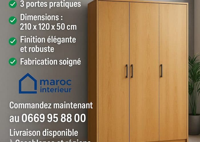 Image annonce: Placard moderne en MDF Chène
