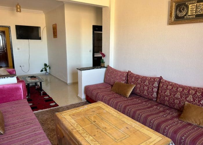 Image annonce: Appartement meublé à louer pour location longue durée à route de casa