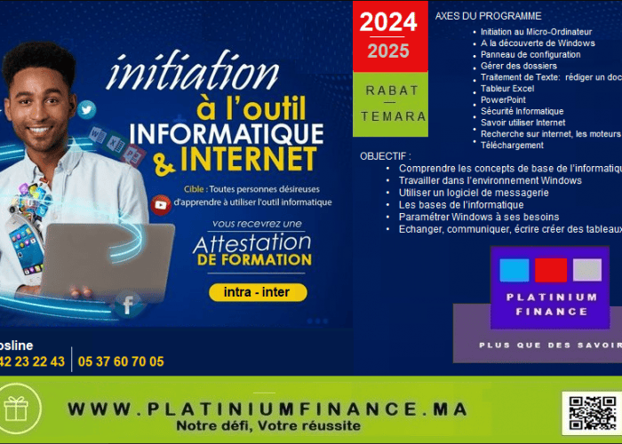 Image annonce: FORMATION CADRE – INITIATION A L’INFORMATIQUE