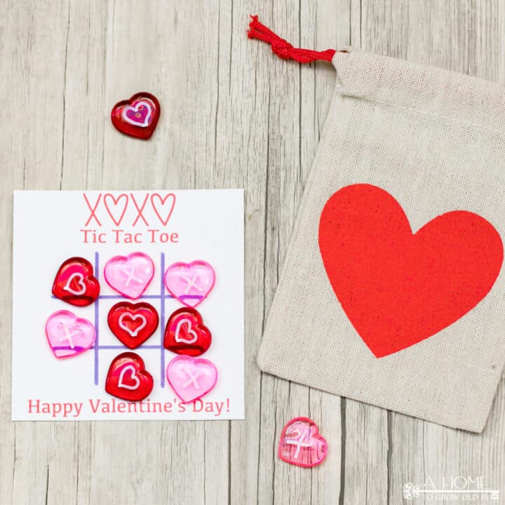 Printable Tic Tac Toe Valentine Cards