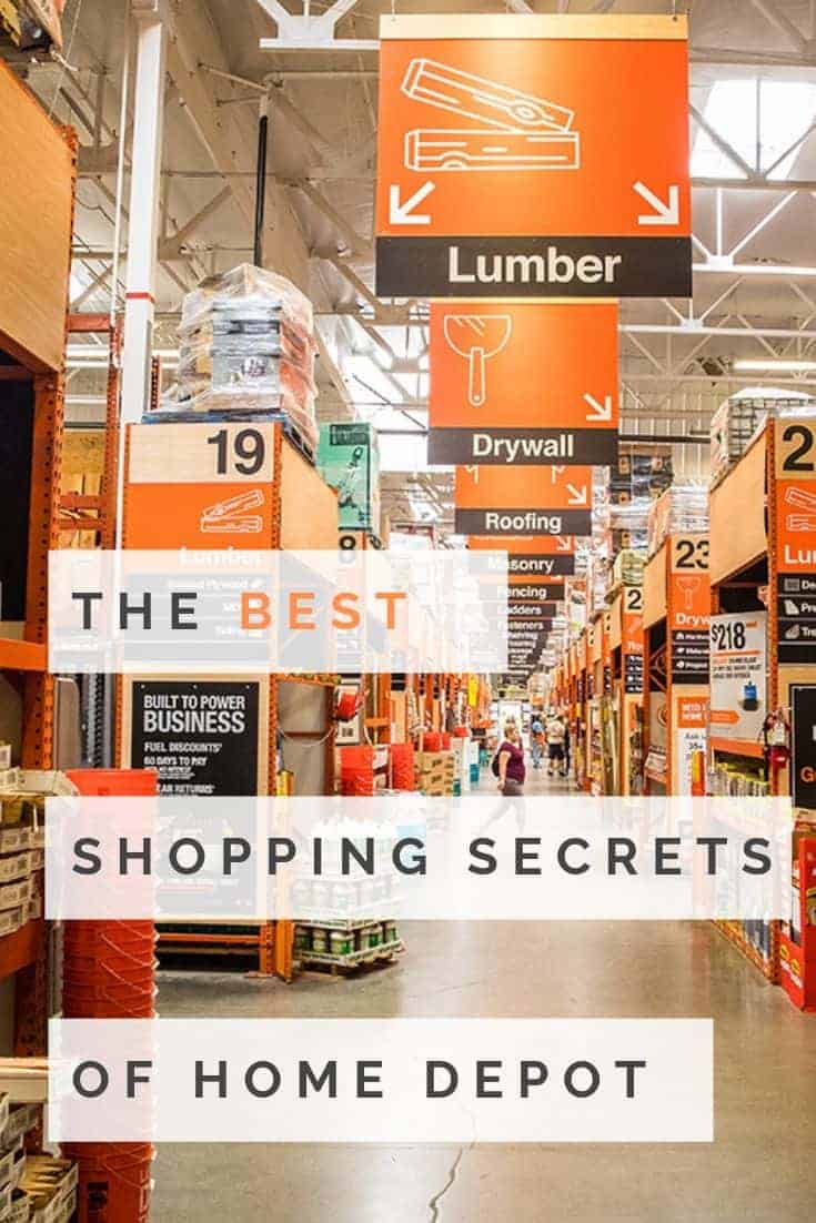 THE BEST SHOPPING SECRETS OF HOME DEPOT The Striped House