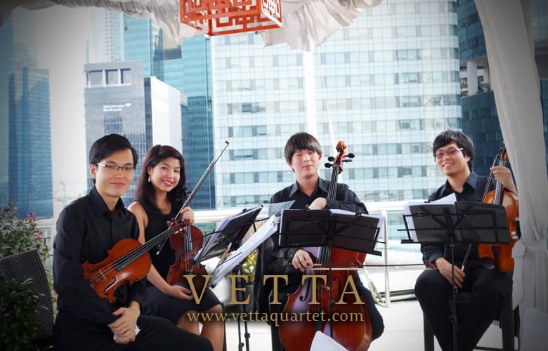 String Quartet at Fullerton Hotel