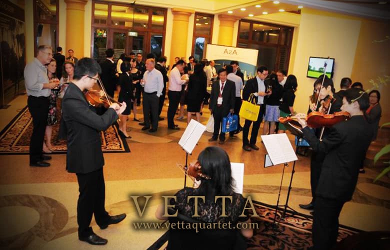 corporate dinner reception at sentosa golf club