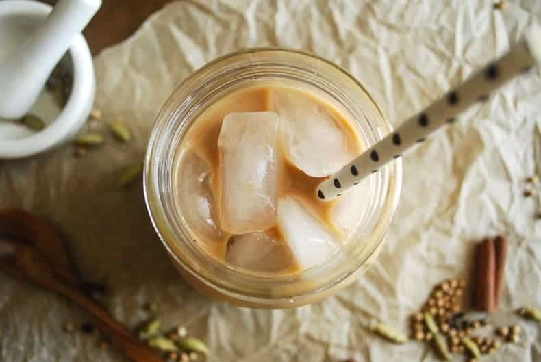 Iced Chai Latte (Homemade Recipe) - Sugar and Soul