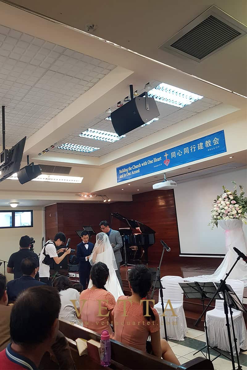 String Quartet for Church Wedding at Changi Baptist Church