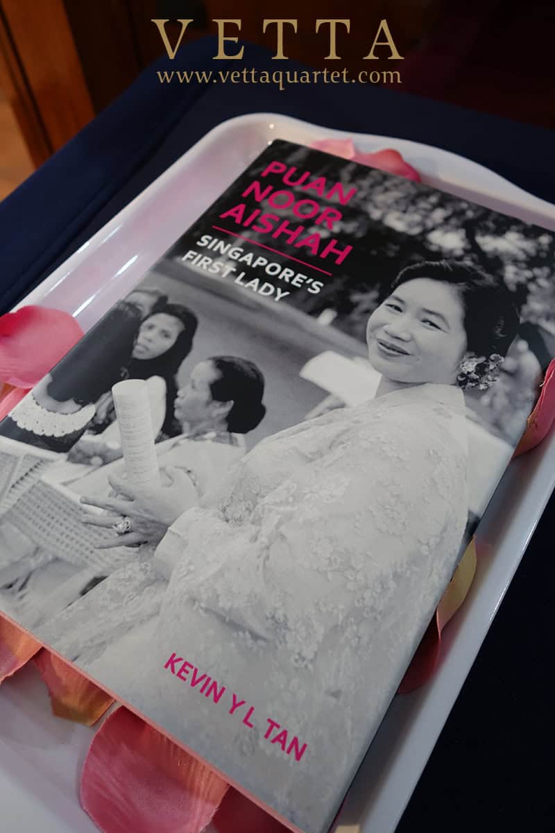 Elegant ESTA Quartet for Book Launch of Puan Noor Aishah at Arts House with Singapore Prime Minister Lee Hsien Long.