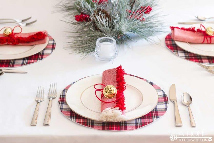 no sew flannel placemats