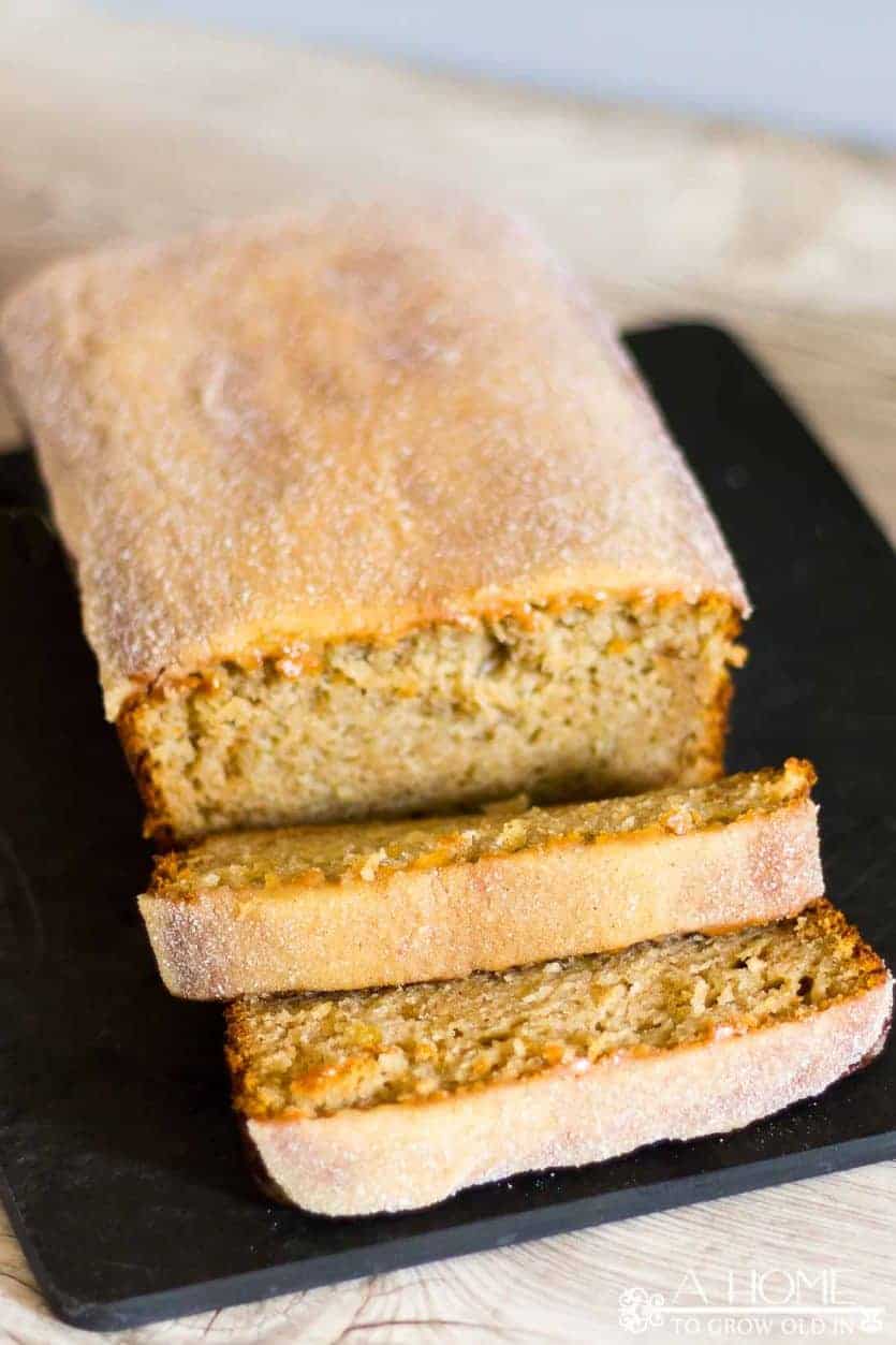 Apple Cider Donuts Bread is a delicious take on a New England classic!  This cinnamon apple bread will soon become a fall family favorite!