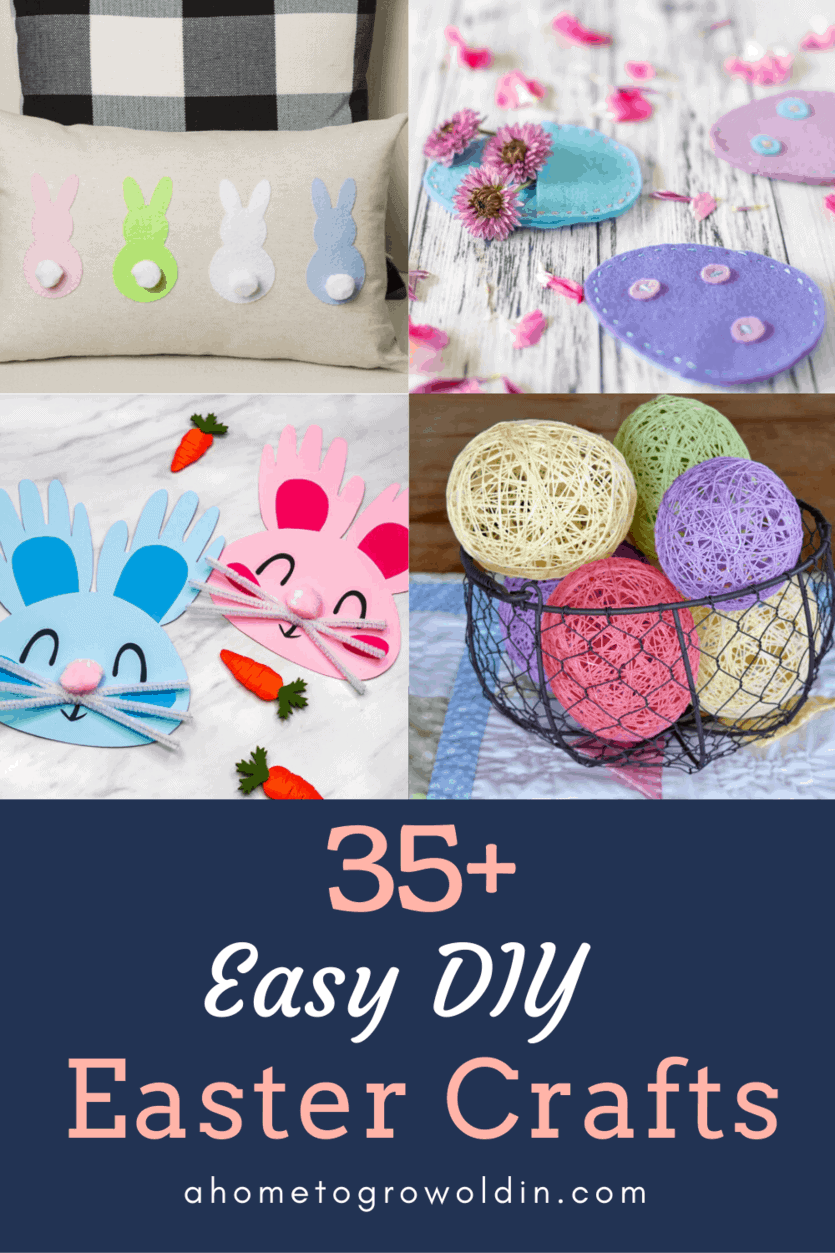 over 35 DIY Easter crafts