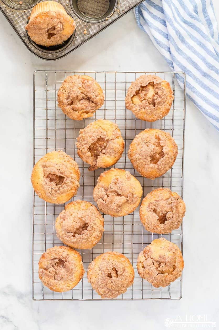 muffins on a cooling rack