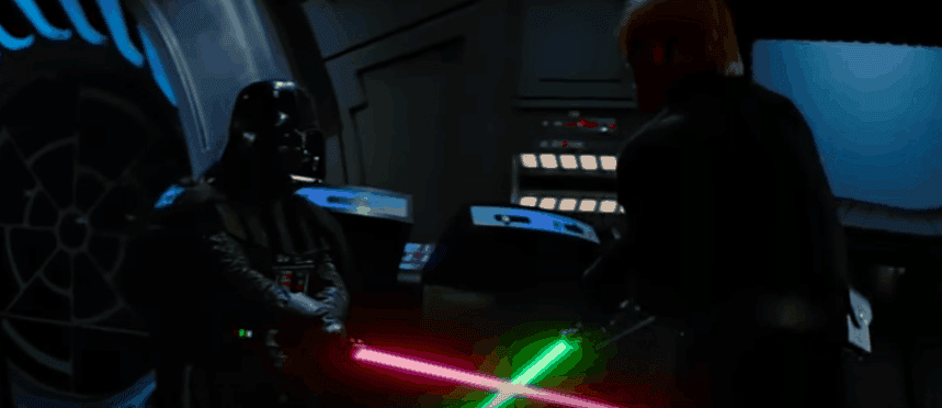 Darth Vader and Luke Fight - Empire Strikes Back