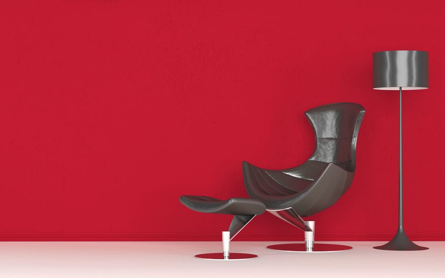 Modern stylish recliner chair