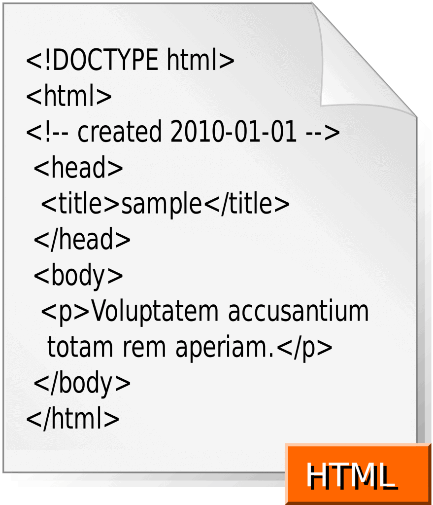 HTML example
