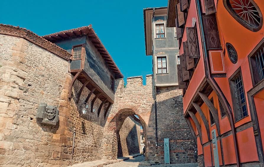 Plovdiv Old Quarter. Barrio Viejo de Plovdiv.