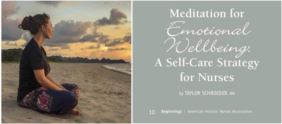Meditazione e benessere emozionale per infermieri