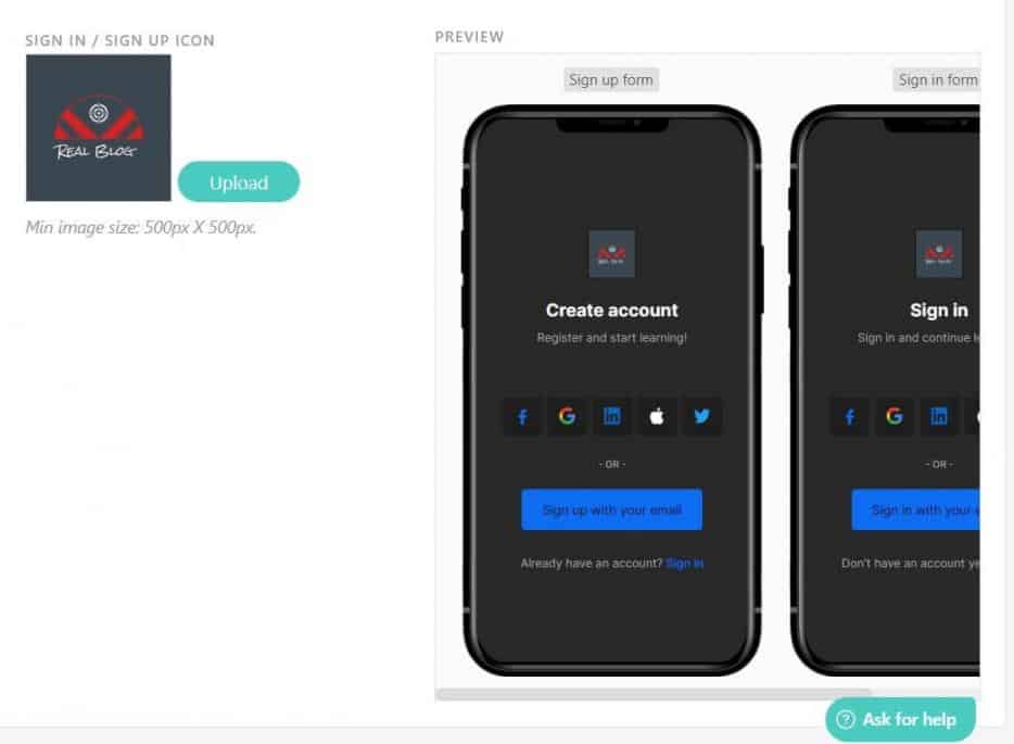 LearnWorlds Site Builder