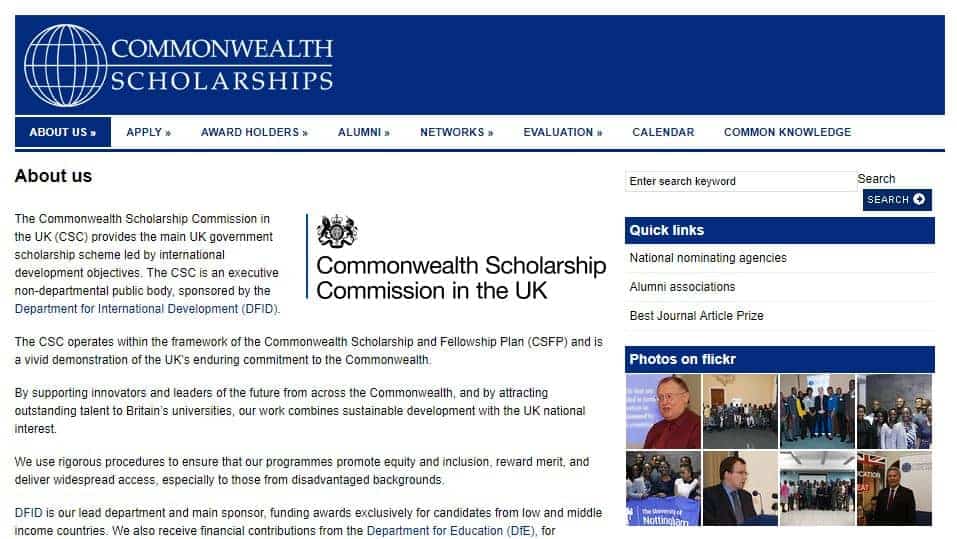 Commonwealth scholarship is one of the best scholarships