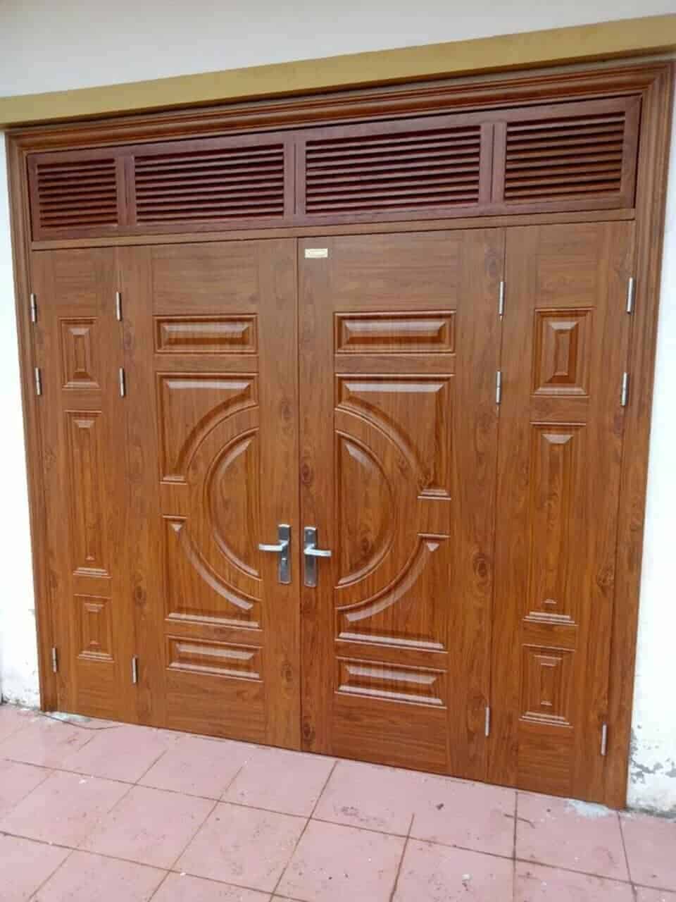 Cửa thép vân gỗ Goonsan