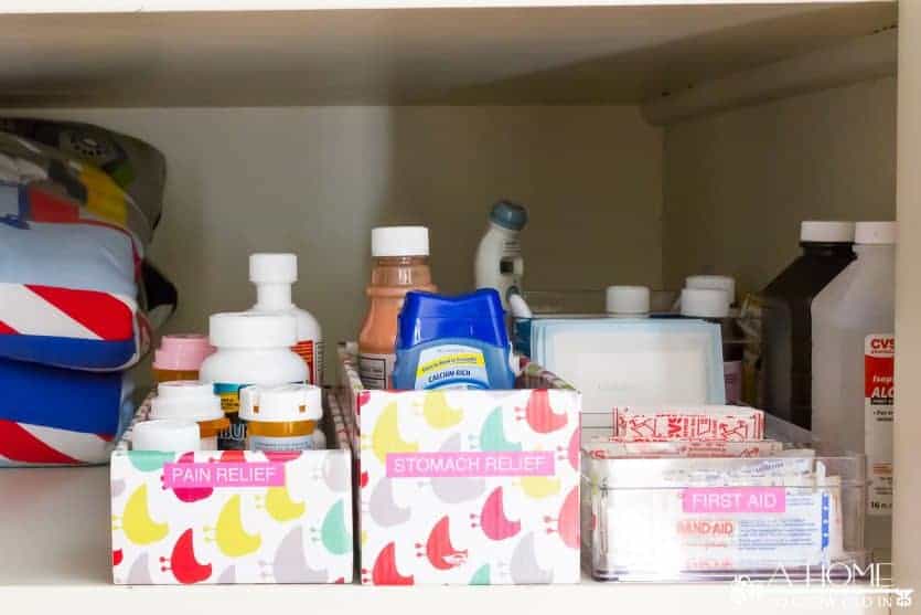 Tips to Organize Medicine + Linens