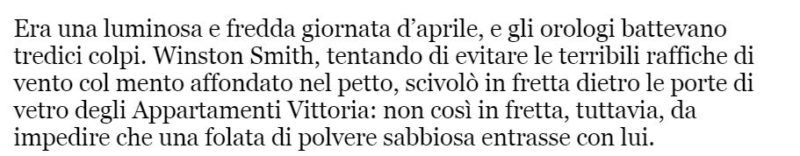 incipit orwell
