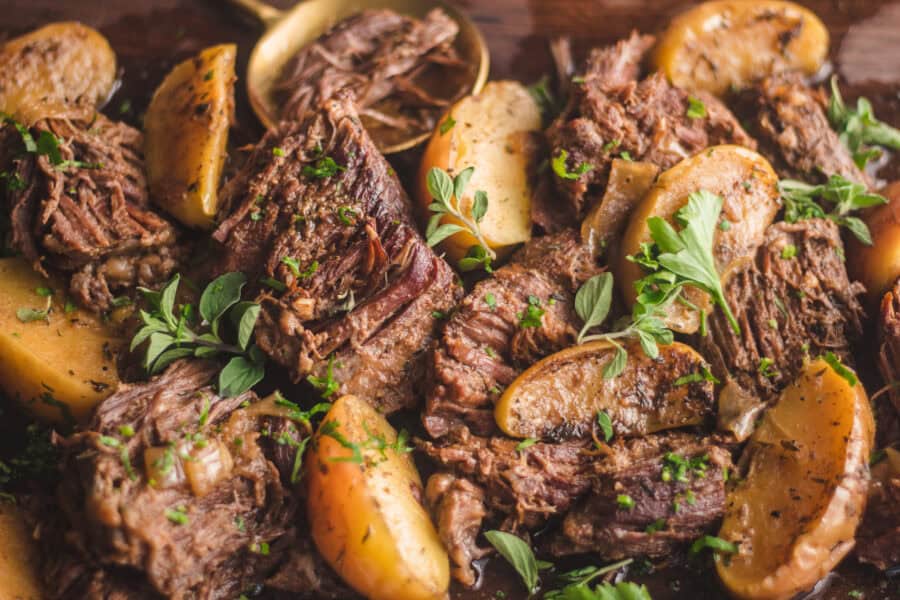 balsamic beef with bears recipe