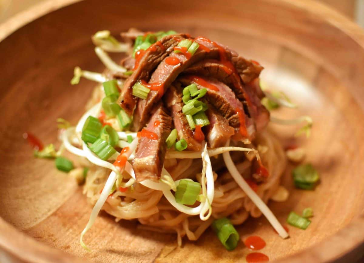 beef pad thai recipe