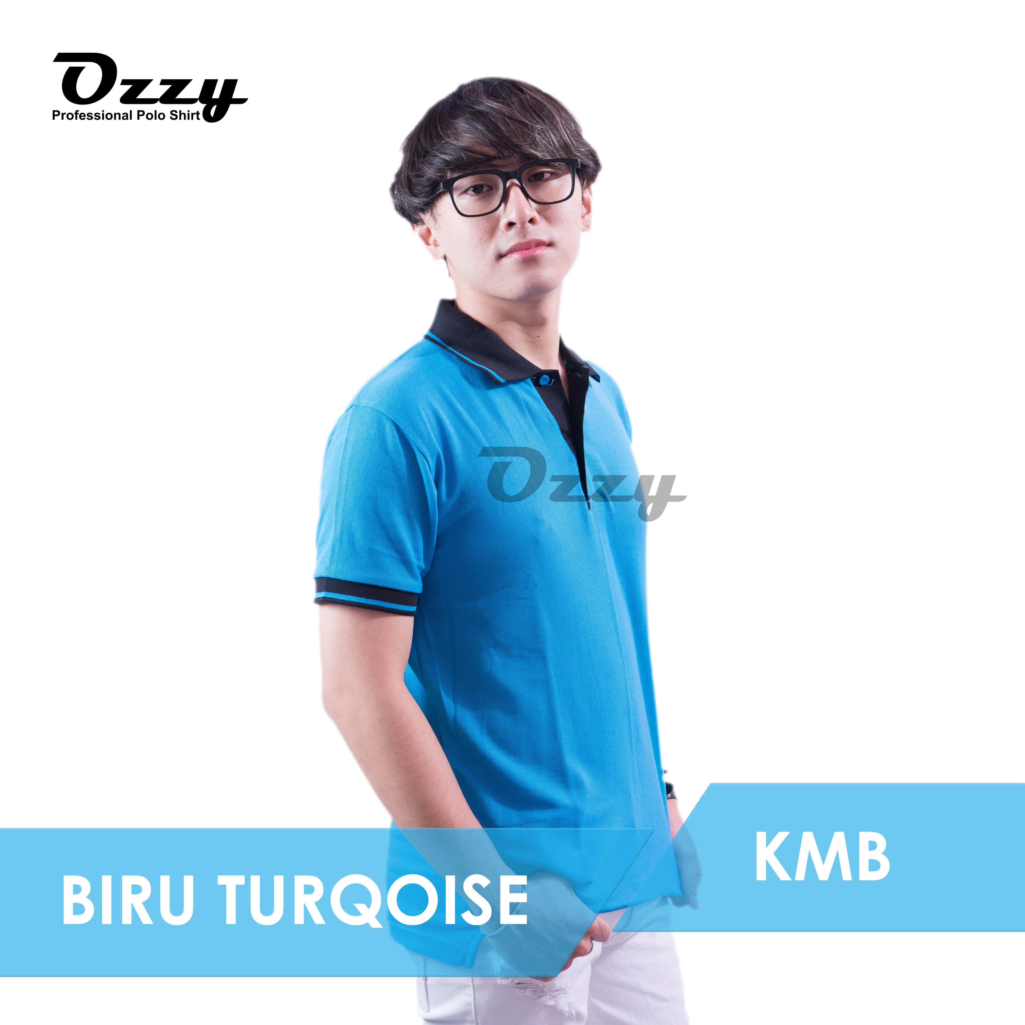 KAOS POLO JOGJA Biru Turkis Kmb KAOS POLO JOGJA Biru Turkis Kmb