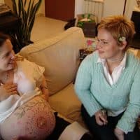 Blessingway bellypainting dessin ventre future maman Lyon doula
