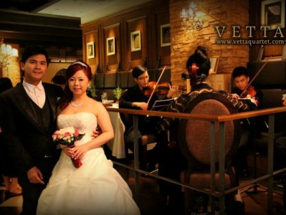 Wedding at Caffe B, Marina Bay Sands
