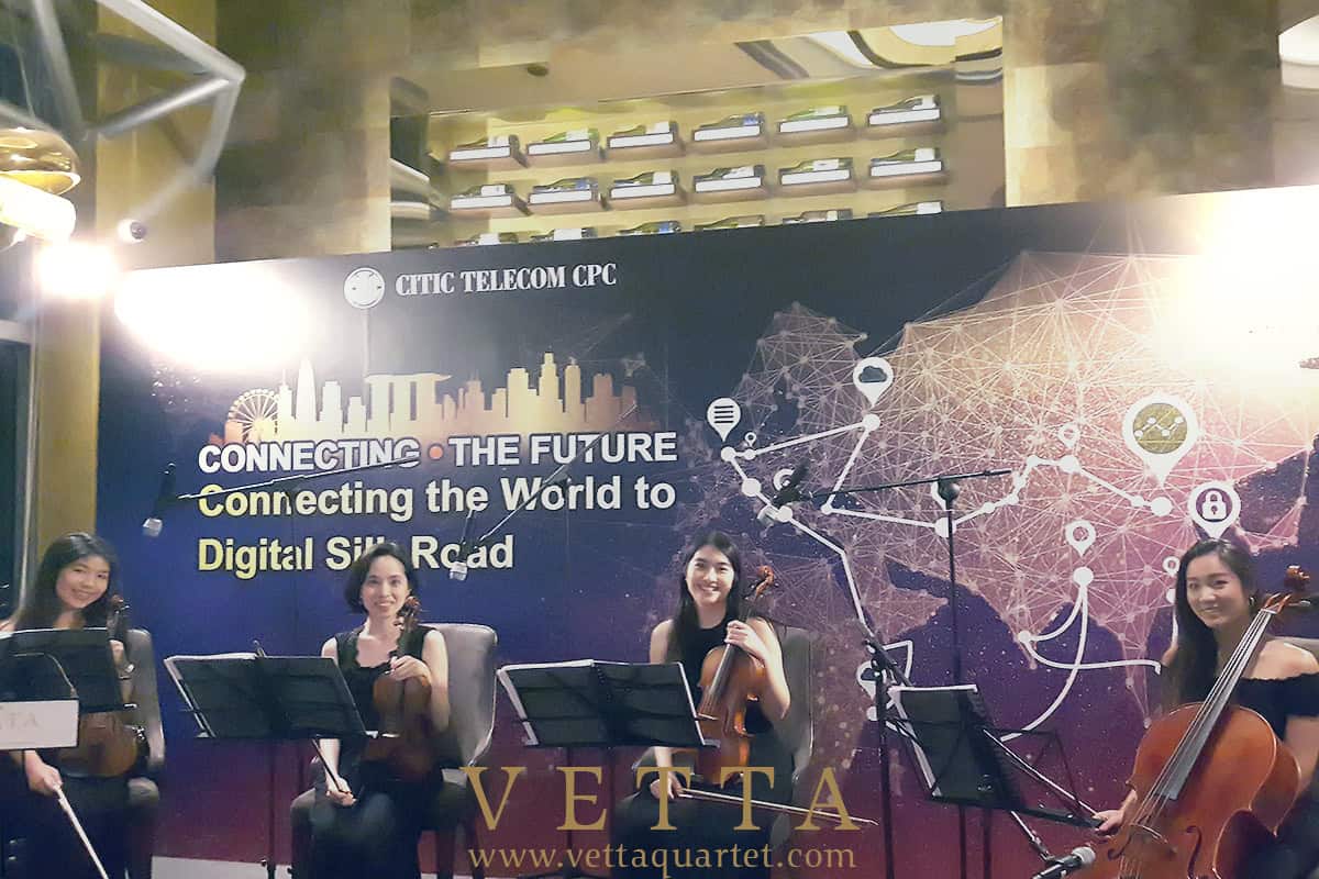 ESTA String Quartet for Corporate Event at Republic Plaza Tower Club
